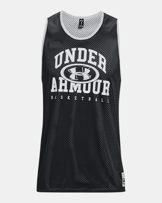 Men's UA Baseline Reversible Jersey, Black, pdpMainDesktop image number 4